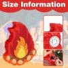 Camping Adventure Campfire Pinata with Stick Blindfold Fake Campfire Pinata for Kids Boys GIrls Birthday Party Decoration Camping Adventure DecorSmall, 15.35x11.8x3.14 view 3