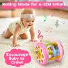 Baby Girl Toys 0-6 Months Ocean Projector Rotating Musical Light Up Tummy Time Toy Infant Aquarium 0-3 4 5 6 7 8 9 Months Crawling Toys Babies 6-12 Month Girls 1 2 Year Old Birthday Newborn Gifts view 3