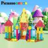 PicassoTiles 82 Piece Magnetic Sticks and Magnet Tiles Construction Building Block Toys for Toddlers, STEM Learning Toy Magnets Balls and 3+ Years Old for Boys Girls Kids Children Early Educational view 4