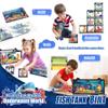 AKWME 8 in 1 Fish Tank Building Sets, Marine Aquarium Building Block with LED Light Party Favors 9 Model Toy Including Octopus Crab, Christmas Birthday Gifts for Boys Girls Kids Ages 6 8 10 12+ view 2