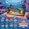 AKWME 8 in 1 Fish Tank Building Sets, Marine Aquarium Building Block with LED Light Party Favors 9 Model Toy Including Octopus Crab, Christmas Birthday Gifts for Boys Girls Kids Ages 6 8 10 12+ view 4