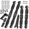 RCMYou RC Aluminum Turnbuckles Camber Links Upgrades Part for 1/8 Typhon 6s BLX 1/7 Felony 6s BLX Infraction Limitless,7075 Alloy Turnbuckles Camber Links w/25T Servo Arm,Black view 1