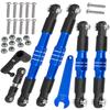 RCMYou RC Aluminum Turnbuckles Camber Links Upgrades Part for 1/8 Typhon 6s BLX 1/7 Felony 6s BLX Infraction Limitless,7075 Alloy Turnbuckles Camber Links w/25T Servo Arm,Navy Blue view 1