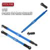 BRCatWPark Aluminum Turnbuckles Camber Links Upgrades Part for 1/10 E-Revo 2.0 Revo Summit,8Pcs RC Alloy Adjustable Turnbuckles Hop-Up,Replace Part#5319X 5338R,Navy Blue view 2