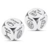 Date Night Dice, Food Decision Dice, Valentines Day Gift for Him Her, 11th Anniversary Steel Gifts, Spice Dices Date Night, Steel Anniversary Giifts for Him Husband Women Men, Dinner Dices for Couples view 1