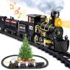Train Set for Kids, Train Toy w/Steam, Light & Sounds, Christmas Train Sets for Under The Tree, for 3 4 5 6 7 8 Year Old Boys Girls view 1