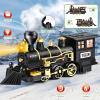 Train Set for Kids, Train Toy w/Steam, Light & Sounds, Christmas Train Sets for Under The Tree, for 3 4 5 6 7 8 Year Old Boys Girls view 3