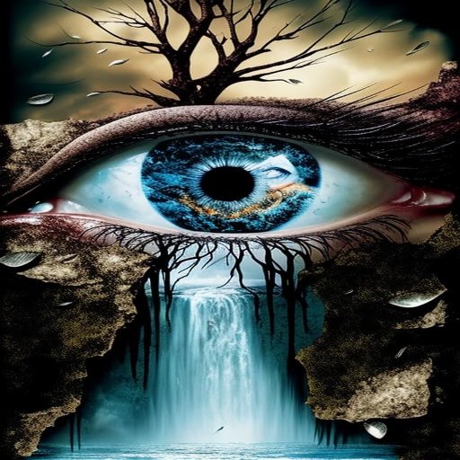 70 Pieces of Puzzle,The Eye of The Waterfall Art Series Wooden Puzzle,Dust-Free Perfect Interlocking,Suitable for Home Decoration,Birthday Gifts,Suitable for Both Men and Women