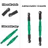 RCMYou RC Aluminum Turnbuckles Camber Links Upgrades Part for 1/8 Typhon 6s BLX 1/7 Felony 6s BLX Infraction Limitless,7075 Alloy Turnbuckles Camber Links w/25T Servo Arm,Green view 4