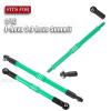 BRCatWPark Aluminum Turnbuckles Camber Links Upgrades Part for 1/10 E-Revo 2.0 Revo Summit,8Pcs RC Alloy Adjustable Turnbuckles Hop-Up,Replace Part#5319X 5338R,Green view 2