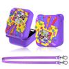 Silicone Case for Bitzee Disney Interactive Toy, Anti-Scratch, Washable, Shockproof Silicone Protective Cover for Bitzee Disney Interactive Toy Electronic Pets Accessories with Lanyard - Purple view 1