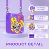 Silicone Case for Bitzee Disney Interactive Toy, Anti-Scratch, Washable, Shockproof Silicone Protective Cover for Bitzee Disney Interactive Toy Electronic Pets Accessories with Lanyard - Purple view 3