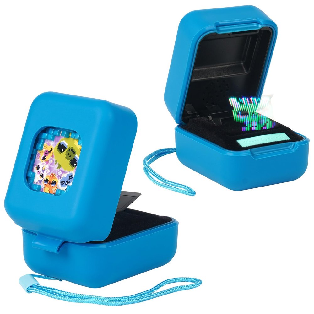 MGZNMTY Silicone Case for Bitzee Magicals Interactive Toy Digital Pet and Case, Protective Skin Cover for New Bitsy Electronic Virtual Pet (Magic Blue)