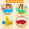 Balance Beams Stepping Stones For Kids - 12 Piece Turtle Jumping Stepping Stones Balance Beams, Toddler Indoor or Outdoor Play Obstacle Course, Stocking Stuffers for Active Kid Ages 2 3 4 5 6 Year Old view 4