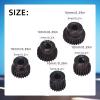 5Pcs 48DP Pinion Gear Set, 20T 22T 24T 26T 28T Hardened Steel Pinion Gear Set with 5mm Hole, RC Motor Gear Climbing Car Gear Accessories Suitable for 1/10 RC Brushless Brush Motor view 2