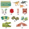 GIAT Dinosaur Track Toys - Best Birthday Gifts for 3 4 5 6 7 Year Old Boys Girls, Dinosaur Race Car Track with Light & Sound, Create A Dinosaur World Road Race view 4