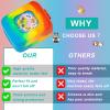 YouKnow Silicone Case for Bitzee Magicals Interactive Toy Digital Pet and Case, Protective Skin Sleeve for Bitzee Virtual Electronic Pets Accessories (Case Only) (Colorful) view 2