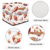 Voloreju Personalized Foldable Storage Basket for Kids Toy Storage Bins Custom Rugby Storage Box with Name for Organizing Bedroom Bathroom with Handles view 3