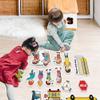 BEUNITONE Preschool Felt Storyboard for Them 13 Pcs School Buses and Family Greatal Teaching Felt Storyboard for Them Flannel Early Interactive Play Kit Interactive Wall Activity for Family view 2