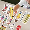BEUNITONE Preschool Felt Storyboard for Them 13 Pcs School Buses and Family Greatal Teaching Felt Storyboard for Them Flannel Early Interactive Play Kit Interactive Wall Activity for Family view 4