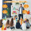 Paaxido Magnetic Tiles - 130PCS Magnetic Blocks for Kids, Magnet Tiles Building Blocks Set with 2 Cars, Construction STEM Magnet Toys Gift for Kids, Boys and Girls 3 4 5 6 7 8+ Year Old view 3
