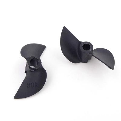 1Pair 2-Blades Nylon Propeller Prop 40mm 42mm 4.76mm 3/16" Shaft CW CCW Prop for RC Boat Speed Boat Model Boat(1Pair 42mm LH and RH)
