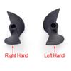 1Pair 2-Blades Nylon Propeller Prop 40mm 42mm 4.76mm 3/16" Shaft CW CCW Prop for RC Boat Speed Boat Model Boat(1Pair 42mm LH and RH) view 2