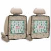 Car Seat Protector, 2 Pack Kick Mats Back Seat Protector Merry Christmas Xmas Tree Holly Bell Graffiti Waterproof Backseat Cover for Kids Universal Fit Automotive Interior Protectors view 1