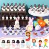 Bememo 50 Pcs Little Jesus Figures Jesus Toys Figurines to Hide and Seek Religious Party Favors for Church Sunday School Easter Egg Stuffers(Macaron Color) view 3