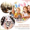 Bememo 50 Pcs Little Jesus Figures Jesus Toys Figurines to Hide and Seek Religious Party Favors for Church Sunday School Easter Egg Stuffers(Macaron Color) view 4