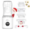 Bottle Warmer, Portable Bottle Warmer, Fast Heating Baby Bottle Warmer with 4 Adapters, Rechargeable Travel Bottle Warmer with Precise Temperature Control for Breastmilk Formula view 1