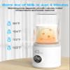 Bottle Warmer, Portable Bottle Warmer, Fast Heating Baby Bottle Warmer with 4 Adapters, Rechargeable Travel Bottle Warmer with Precise Temperature Control for Breastmilk Formula view 4