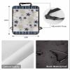 Car Seat Protector, 2 Pack Kick Mats Back Seat Protector Retro Navy Blue and Brown Starfish Seashell Jellyfish Coral Waterproof Backseat Cover for Kids Universal Fit Automotive Interior Protectors view 2