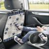 Car Seat Protector, 2 Pack Kick Mats Back Seat Protector Retro Navy Blue and Brown Starfish Seashell Jellyfish Coral Waterproof Backseat Cover for Kids Universal Fit Automotive Interior Protectors view 4