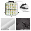 T&H XHome Car Seat Protector, 2 Pack Kick Mats Back Seat Protector Hello Summer Yellow Pineapple with Leaves Waterproof Backseat Cover for Kids Universal Fit Automotive Interior Protectors view 2