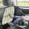 T&H XHome Car Seat Protector, 2 Pack Kick Mats Back Seat Protector Hello Summer Yellow Pineapple with Leaves Waterproof Backseat Cover for Kids Universal Fit Automotive Interior Protectors view 4