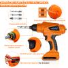 Kids Tool Set,MAGIC4U 50PCS Toddler Tool Set with Electronic Toy Drill,Tape Measure 12 Tool Equipements,Pretend Play Construction Coustume with Safety Vest Hat,Toy Tool Box for Kids Boy Girl Age 3-8 view 2