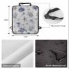 Car Seat Protector, 2 Pack Kick Mats Back Seat Protector Ocean Turtle Starfish Jellyfish Coral Rustic Wood Grain Waterproof Backseat Cover for Kids Universal Fit Automotive Interior Protectors view 2