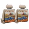 Car Seat Protector, 2 Pack Kick Mats Back Seat Protector IT'S FALL Y'ALL Retro Truck Pumpkin Harvest Farmhouse Waterproof Backseat Cover for Kids Universal Fit Automotive Interior Protectors view 1