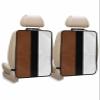 Car Seat Protector, 2 Pack Kick Mats Back Seat Protector Boho Brown Black and White Striped Tribal Farmhouse Style Waterproof Backseat Cover for Kids Universal Fit Automotive Interior Protectors view 1