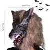 AEIOFU Werewolf Mask Vinyl PVC Scary Halloween Mask One Size Creepy Wolf Costume Horror Mask with Ventilation Holes Cosplay Werewolf Dress Up Mask Wolf Mask Scary Mask for Party, Pranks, Carnivals view 3