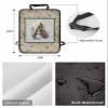 Car Seat Protector, 2 Pack Kick Mats Back Seat Protector Christmas Snowman Xmas Tree Holly Bell Graffiti Retro Waterproof Backseat Cover for Kids Universal Fit Automotive Interior Protectors view 2