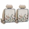 Car Seat Protector, 2 Pack Kick Mats Back Seat Protector Fall Thanksgiving Blue Green Plants Eucalyptus Leaves Waterproof Backseat Cover for Kids Universal Fit Automotive Interior Protectors view 1