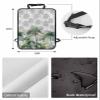 Car Seat Protector, 2 Pack Kick Mats Back Seat Protector Summer Green and Grey Palm Tropical Plants Hand Painting Waterproof Backseat Cover for Kids Universal Fit Automotive Interior Protectors view 2