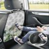 Car Seat Protector, 2 Pack Kick Mats Back Seat Protector Summer Green and Grey Palm Tropical Plants Hand Painting Waterproof Backseat Cover for Kids Universal Fit Automotive Interior Protectors view 4