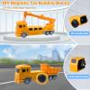 Magnetic Transform Engineering Car Assembled Toys, Construction Vehicles with Storage Box, 7 in 1 Robot Toys Set, Magnetic Blocks for Kids Age 3-8 Year Old Boy Gift, Outdoor Toddler Activities Toys view 4