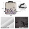 T&H XHome Car Seat Protector, 2 Pack Kick Mats Back Seat Protector Purple Lavender Bird Butterfly Linen Printing Waterproof Backseat Cover for Kids Universal Fit Automotive Interior Protectors view 2