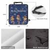 Car Seat Protector, 2 Pack Kick Mats Back Seat Protector Merry Christmas Robins Stand on Candy Cane Snowflake Blue Waterproof Backseat Cover for Kids Universal Fit Automotive Interior Protectors view 2