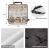 Car Seat Protector, 2 Pack Kick Mats Back Seat Protector Fall Cute Hedgehogs Sunflower Pumpkin Leaves Wood Plaid Waterproof Backseat Cover for Kids Universal Fit Automotive Interior Protectors view 2