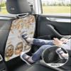 Car Seat Protector, 2 Pack Kick Mats Back Seat Protector Fall Cute Hedgehogs Sunflower Pumpkin Leaves Wood Plaid Waterproof Backseat Cover for Kids Universal Fit Automotive Interior Protectors view 4